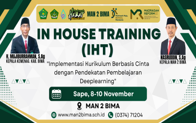 MAN 2 BIMA GELAR IN HOUSE TRAINING SELAMA TIGA HARI